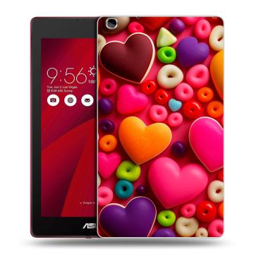 Силиконовый чехол на планшета ASUS ZenPad C 7.0 с принтом Сердечки Силиконовый чехол на планшета ASUS ZenPad C 7.0 с принтом Сердечки
