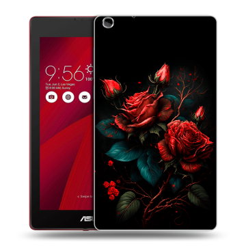 Силиконовый чехол на ASUS ZenPad C 7.0 с принтом Розы красные