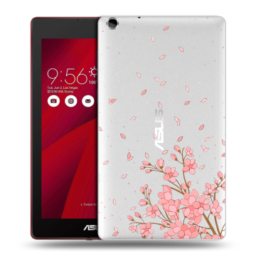 Силиконовый чехол на ASUS ZenPad C 7.0 с принтом Ветка сакуры