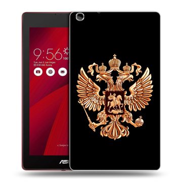 Силиконовый чехол на ASUS ZenPad C 7.0 с принтом Герб России золотой