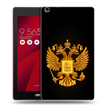 Силиконовый чехол на ASUS ZenPad C 7.0 с принтом Герб России желтый