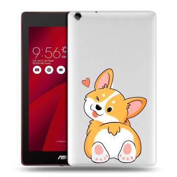 Силиконовый чехол на ASUS ZenPad C 7.0 с принтом Корги