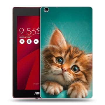 Силиконовый чехол на ASUS ZenPad C 7.0 с принтом котенок