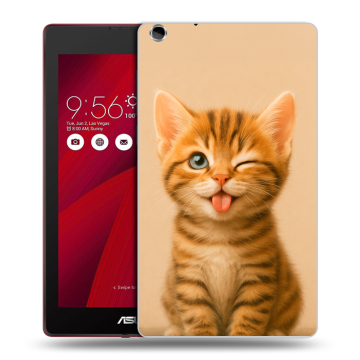 Силиконовый чехол на ASUS ZenPad C 7.0 с принтом котенок