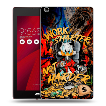 Силиконовый чехол на ASUS ZenPad C 7.0 с принтом Дональд Дак Деньги
