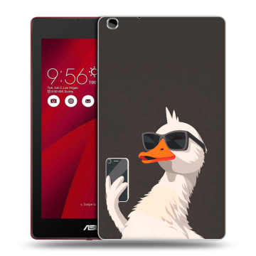 Силиконовый чехол на ASUS ZenPad C 7.0 с принтом утка в очках