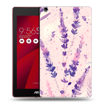 Силиконовый чехол на ASUS ZenPad C 7.0 с принтом цветы лаванда