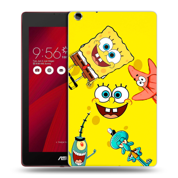 Силиконовый чехол на ASUS ZenPad C 7.0 с принтом Спанч боб Спанчбоб