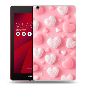 Силиконовый чехол на ASUS ZenPad C 7.0 с принтом Сердечки