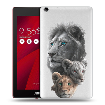 Силиконовый чехол на ASUS ZenPad C 7.0 с принтом Львы