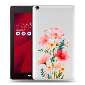 Силиконовый чехол на ASUS ZenPad C 7.0 с принтом Цветы