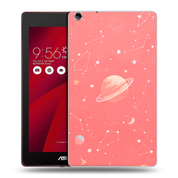 Силиконовый чехол на ASUS ZenPad C 7.0 с принтом Розовый космос