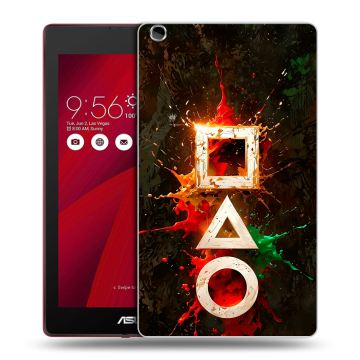 Силиконовый чехол на ASUS ZenPad C 7.0 с принтом Squid Game Игра кальмара