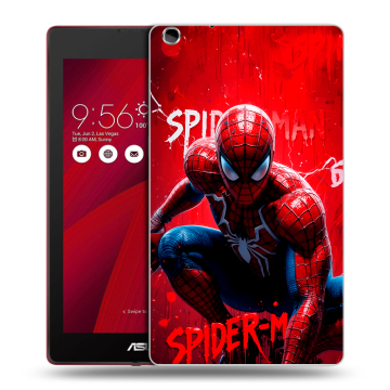 Силиконовый чехол на ASUS ZenPad C 7.0 с принтом Spiderman Человек паук