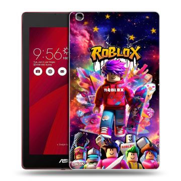 Силиконовый чехол на ASUS ZenPad C 7.0 с принтом Roblox Роблокс