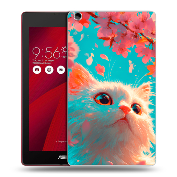 Силиконовый чехол на ASUS ZenPad C 7.0 с принтом Красивый кот