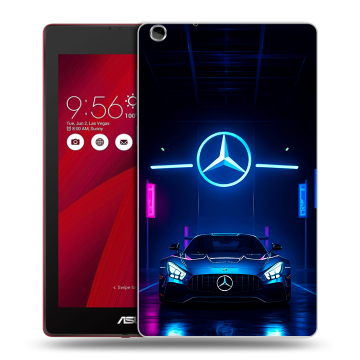Силиконовый чехол на ASUS ZenPad C 7.0 с принтом Mercedes Мерседес