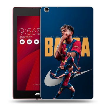 Силиконовый чехол на ASUS ZenPad C 7.0 с принтом Барселона Barca Yamal 