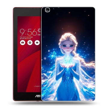 Силиконовый чехол на ASUS ZenPad C 7.0 с принтом Холодное сердце Frozen