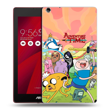 Силиконовый чехол на ASUS ZenPad C 7.0 с принтом Adventure time Время приключений