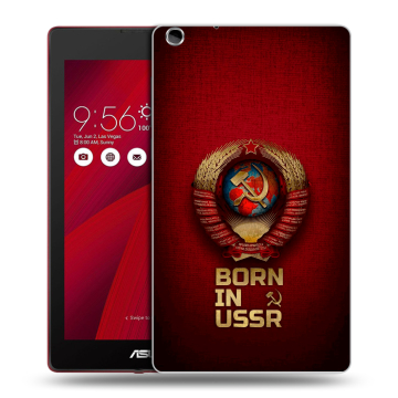 Силиконовый чехол на ASUS ZenPad C 7.0 с принтом Флаг Герб СССР