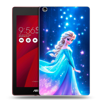 Силиконовый чехол на ASUS ZenPad C 7.0 с принтом Холодное сердце Frozen