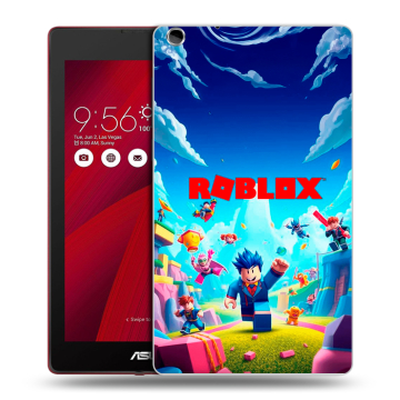 Силиконовый чехол на ASUS ZenPad C 7.0 с принтом Roblox Роблокс