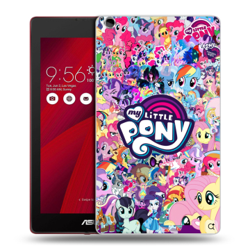 Силиконовый чехол на ASUS ZenPad C 7.0 с принтом My little pony Дружба чудо