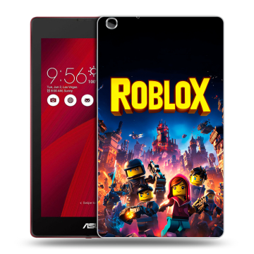 Силиконовый чехол на ASUS ZenPad C 7.0 с принтом Roblox Роблокс