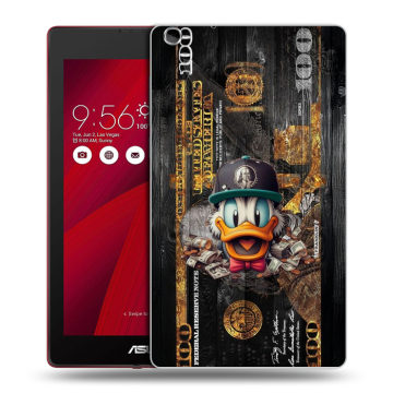 Силиконовый чехол на ASUS ZenPad C 7.0 с принтом Дональд Дак Доллар