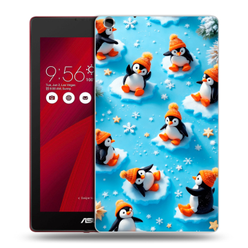 Силиконовый чехол на ASUS ZenPad C 7.0 с принтом Новый год