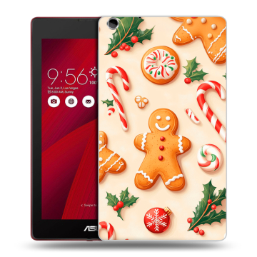 Силиконовый чехол на ASUS ZenPad C 7.0 с принтом Новый год