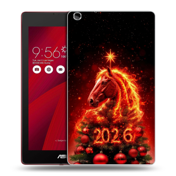 Силиконовый чехол на ASUS ZenPad C 7.0 с принтом Новый год