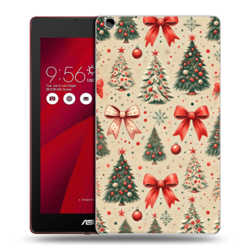 Силиконовый чехол на ASUS ZenPad C 7.0 с принтом Новый год