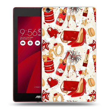 Силиконовый чехол на ASUS ZenPad C 7.0 с принтом Новый год