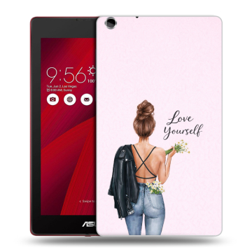 Силиконовый чехол на ASUS ZenPad C 7.0 с принтом женский