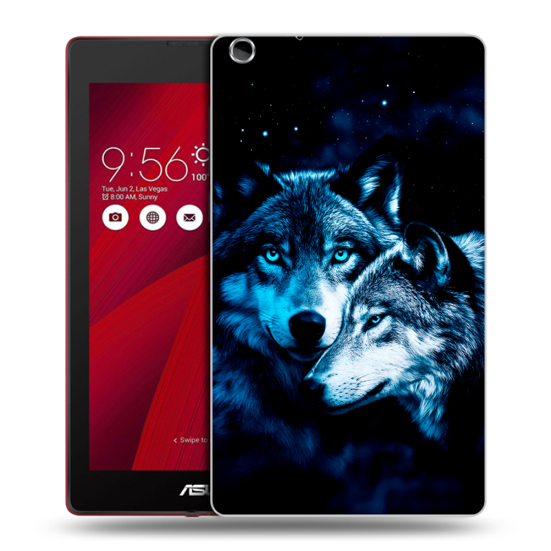 Силиконовый чехол на ASUS ZenPad C 7.0 с принтом Волки Силиконовый чехол на ASUS ZenPad C 7.0 с принтом Волки