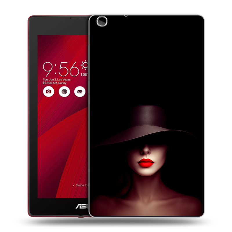 Силиконовый чехол на ASUS ZenPad C 7.0 с принтом Девушка в шляпе Силиконовый чехол на ASUS ZenPad C 7.0 с принтом Девушка в шляпе