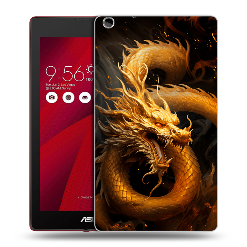 Силиконовый чехол на ASUS ZenPad C 7.0 с принтом Золотой дракон Силиконовый чехол на ASUS ZenPad C 7.0 с принтом Золотой дракон