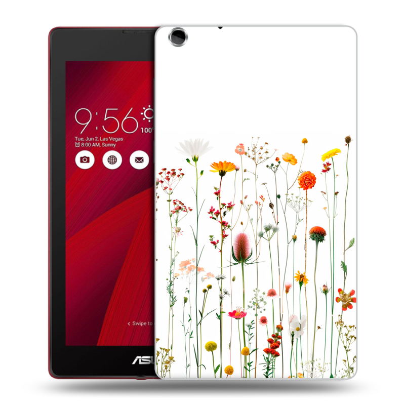 Силиконовый чехол на ASUS ZenPad C 7.0 с принтом цветы Силиконовый чехол на ASUS ZenPad C 7.0 с принтом цветы