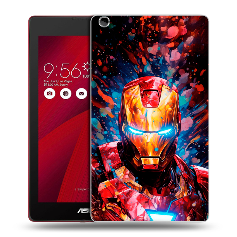 Силиконовый чехол на ASUS ZenPad C 7.0 с принтом Железный человек Ironman Силиконовый чехол на ASUS ZenPad C 7.0 с принтом Железный человек Ironman