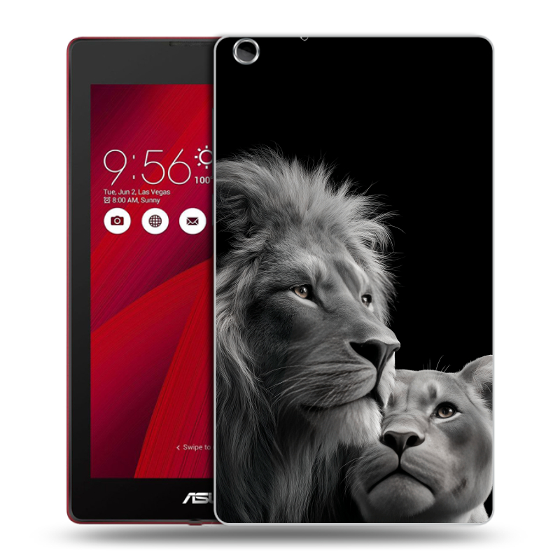 Силиконовый чехол на ASUS ZenPad C 7.0 с принтом Лев кошки Силиконовый чехол на ASUS ZenPad C 7.0 с принтом Лев кошки