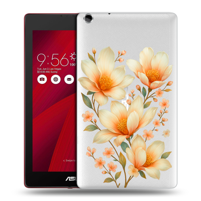 Силиконовый чехол на ASUS ZenPad C 7.0 с принтом Цветы Силиконовый чехол на ASUS ZenPad C 7.0 с принтом Цветы