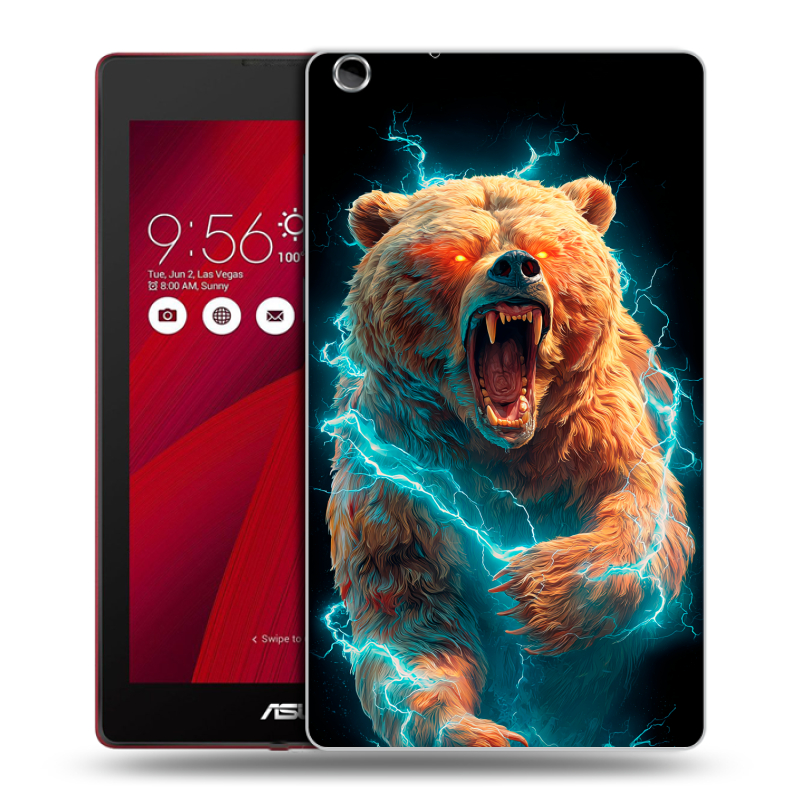 Силиконовый чехол на ASUS ZenPad C 7.0 с принтом Медведь Силиконовый чехол на ASUS ZenPad C 7.0 с принтом Медведь