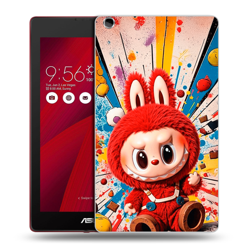 Силиконовый чехол на ASUS ZenPad C 7.0 с принтом Labubu Лабубу Силиконовый чехол на ASUS ZenPad C 7.0 с принтом Labubu Лабубу