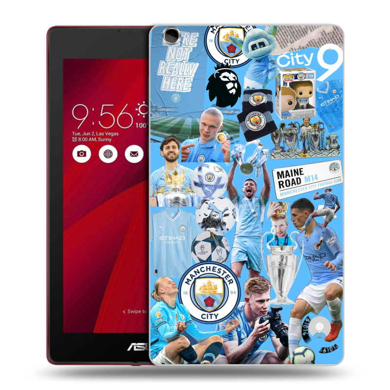 Силиконовый чехол на ASUS ZenPad C 7.0 с принтом Man City Манчестер Сити Силиконовый чехол на ASUS ZenPad C 7.0 с принтом Man City Манчестер Сити