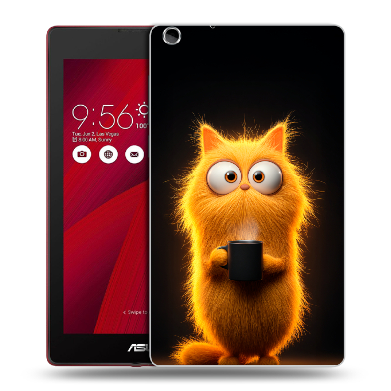 Силиконовый чехол на ASUS ZenPad C 7.0 с принтом Смешной кот Силиконовый чехол на ASUS ZenPad C 7.0 с принтом Смешной кот