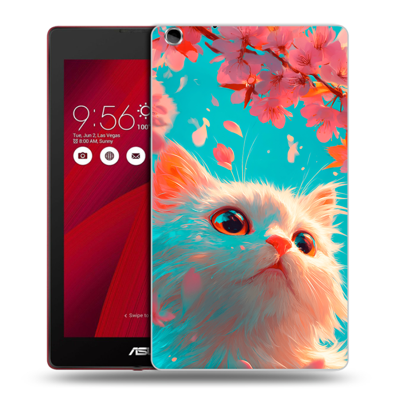 Силиконовый чехол на ASUS ZenPad C 7.0 с принтом Красивый кот Силиконовый чехол на ASUS ZenPad C 7.0 с принтом Красивый кот