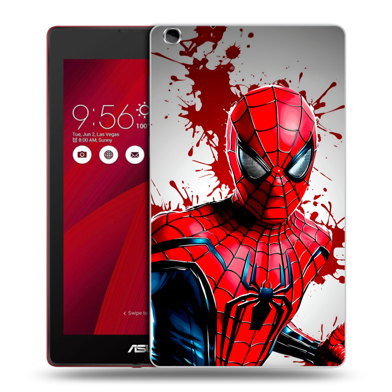 Силиконовый чехол на ASUS ZenPad C 7.0 с принтом Spiderman Человек паук Силиконовый чехол на ASUS ZenPad C 7.0 с принтом Spiderman Человек паук