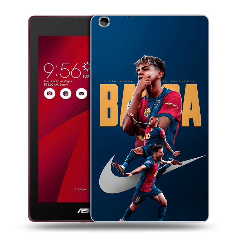 Силиконовый чехол на ASUS ZenPad C 7.0 с принтом Барселона Barca Yamal Силиконовый чехол на ASUS ZenPad C 7.0 с принтом Барселона Barca Yamal